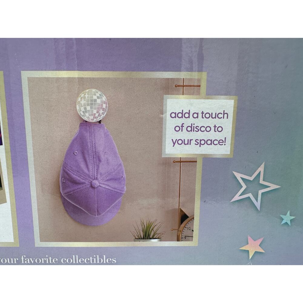Your Decor Disco Display Hooks Set of 6 Mirror Ball Wall Hooks New - Picture 3 of 8